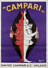 Cappiello - Poster - Campari Bifronte