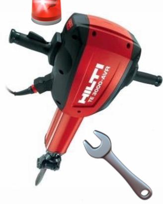 Hilti spia reset