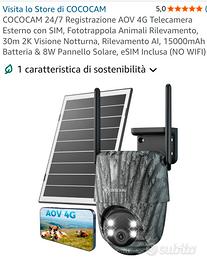 OCOCAM Telecamera Esterno con SIM