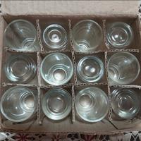 Set da 12 bicchierini shot in vetro  per liquore 