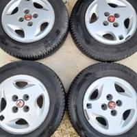 Set Cerchi In Lega Da 13 Con Pneumatici FIAT UNO +