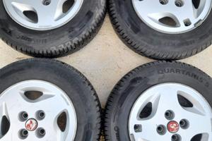 Set Cerchi In Lega Da 13 Con Pneumatici FIAT UNO +