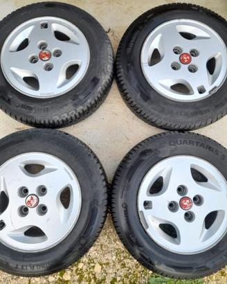Set Cerchi In Lega Da 13 Con Pneumatici FIAT UNO +