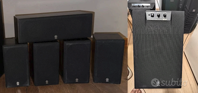 Kit casse 5.1 Yamaha NS-P41- 5 Casse + Sub. attivo