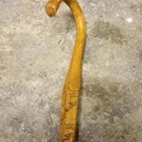 bastone antico da passeggio alpino