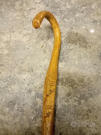bastone antico da passeggio alpino