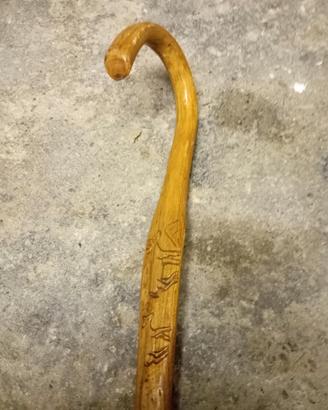 bastone antico da passeggio alpino