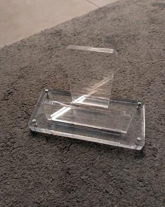 Portariviste in plexiglass  trasparente 