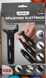 Epilatore elettrico ricaricabile portatile usb