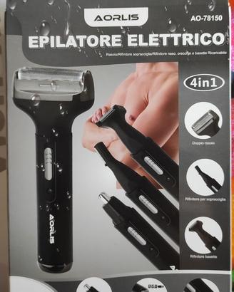 Epilatore elettrico ricaricabile portatile usb