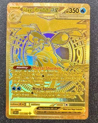 LOTTO POKÉMON MEGA GRENINJA EX GOLD