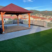 Gazebo in legno lamellare