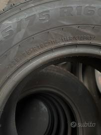 Gomme furgone semi nuove 225/75x16 C
