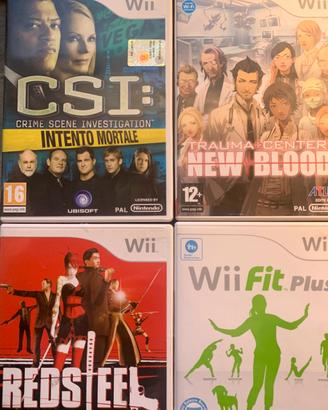 Lotto fiochi WII von CSI, Redsteel, Trauma center