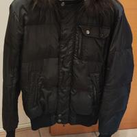 Giubbotto Gas nero in vera piuma d'oca