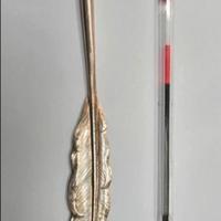 penna stilografica vintage in argento