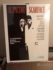 Locandina Scarface Al Pacino 24×16,5