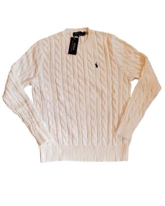 maglione polo Ralph Lauren nuovo bianco Taglia M