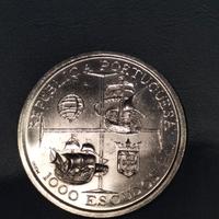 Moneta 1000 escudos portoghese argento 1998