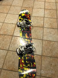 Skate banana con attacchi burton