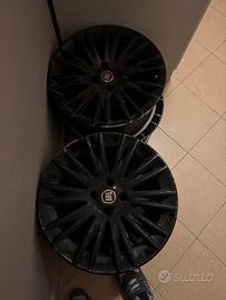 Cerchi in lega originali Fiat 500 16” neri 4x98