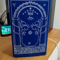 Custodia blu libro The Lord of the Rings Alan Lee