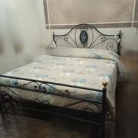 letto matrimoniale in ferro battuto 