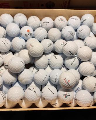 100 palline da golf usate