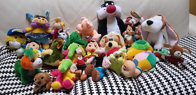 Grande Lotto di Peluche Vintage