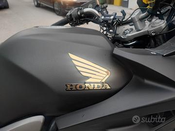 Adesivi Honda 3D oro specchiato 