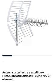 antenna tv fracarro con garanzia 