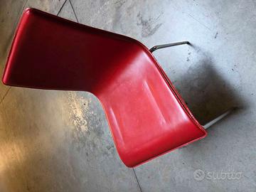 4 sedie ecopelle Calligaris
