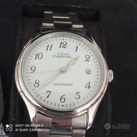 Capital orologio meccanico nuovo cassa mm 40