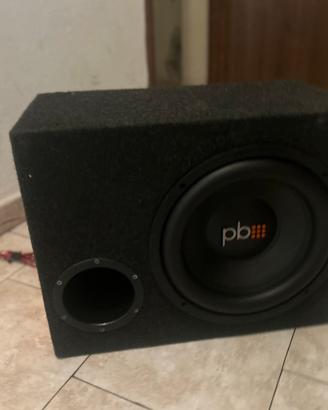 Subwoofer e amplificatore auto