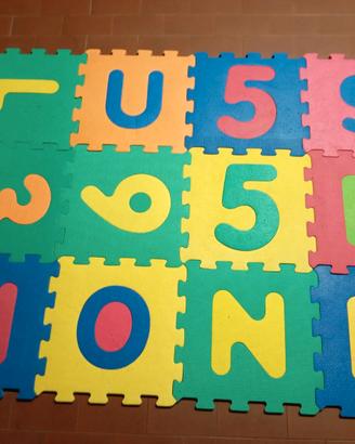 Tappeto puzzle bimbi