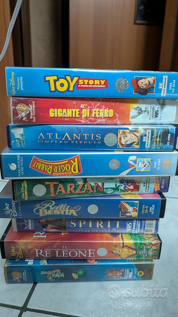 Lotto 9 VHS Disney e film d'animazione originali - Musica e Film In ...