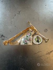 Cornamusa decorativa in ceramica