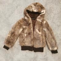 piumino pelosetto bimba 5-6 anni Benetton 