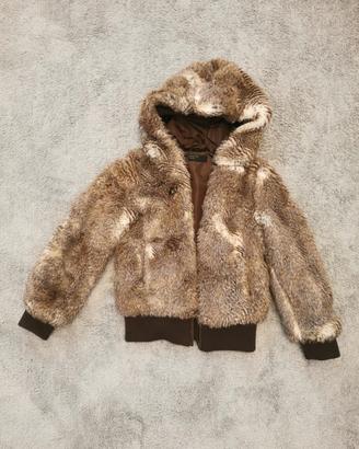 piumino pelosetto bimba 5-6 anni Benetton 