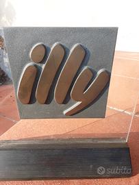 TARGA PUBBLICITARIA PER BAR ILLY