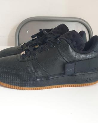 Nike air force 1 type black gum size 45