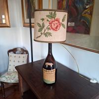 Lampada Bottiglia con Paralume Aperto Vintage