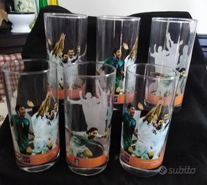 6 Bicchieri FIGC Francia vs Italia