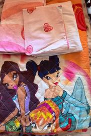 Set Winx trapunta e lenzuola letto singolo