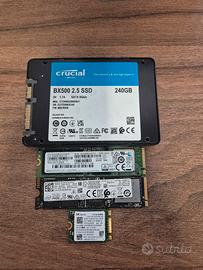 SSD SATA E M2 VARI