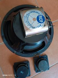 Ricambi Vintage Rcf Woofer 20/25 Cm & Yamaha ns590