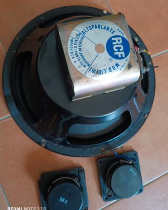 Ricambi Vintage Rcf Woofer 20/25 Cm & Yamaha ns590