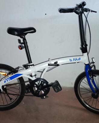 Bici pieghevole B FOLD 300 DECATHLON