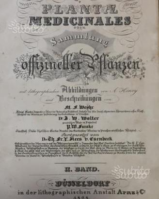 PLANTAE OFFICINALIS oder Sammlung Officineller