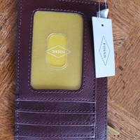 Porta carte di credito e monete fossil